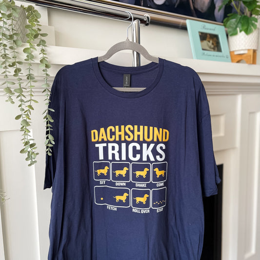 Dachshund Tricks Shirt - Stock