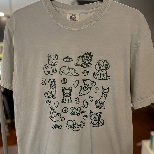 Dog Doodles Premium Shirt - Stock
