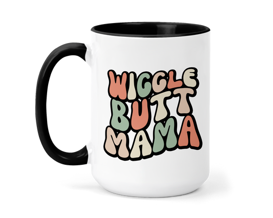 Wiggle Butt Mama Retro Mug