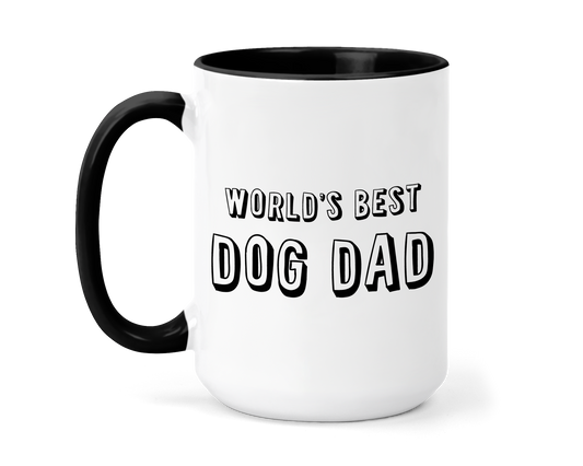 World's Best Dog Dad Mug