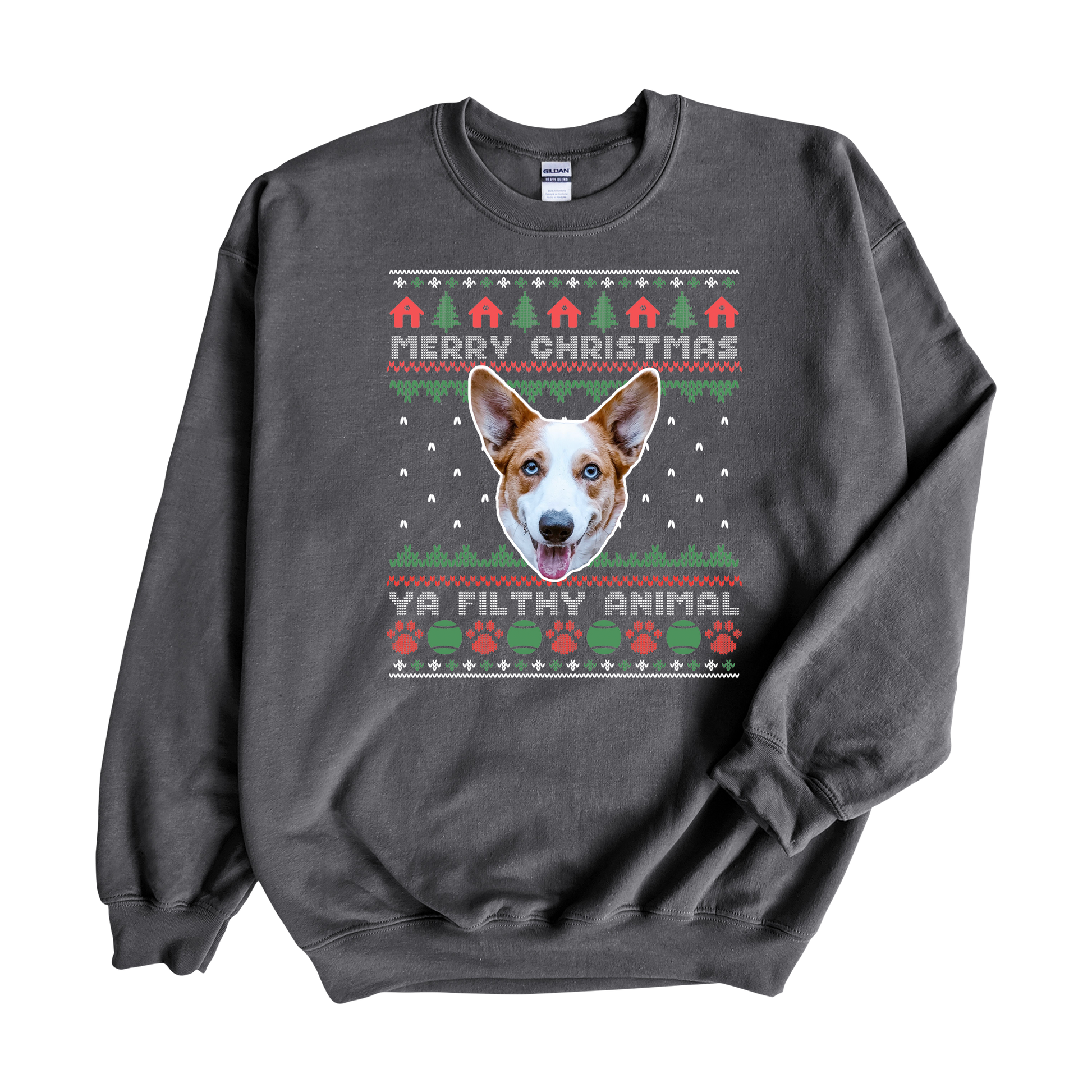 Ugly christmas sweater hot sale ya filthy animal